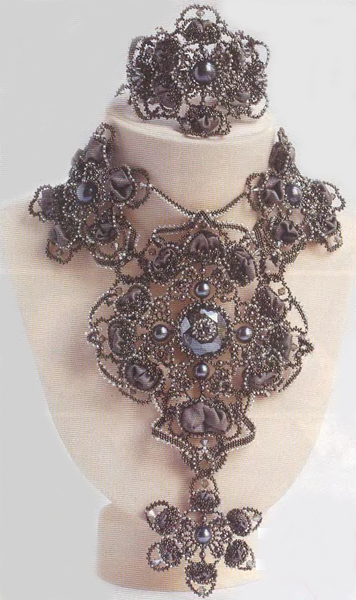 Master class beaded necklace Thais