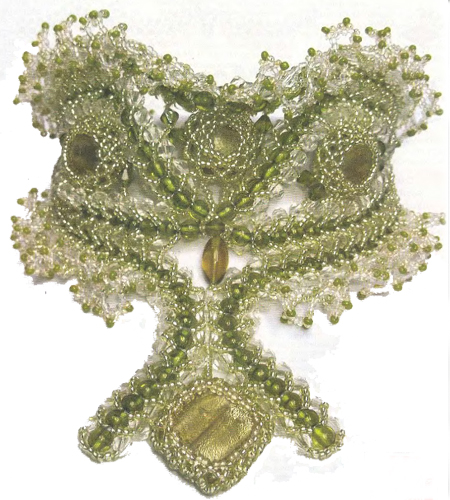The Princess - a beaded necklace. Scheme