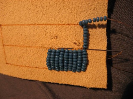 Learn to embroider with beads. Lesson 1.