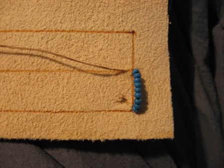 Learn to embroider with beads. Lesson 1.