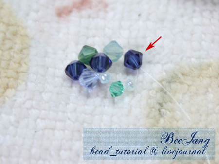 Supplement the cameo beads and bicone