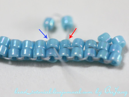 Braided beaded bracelet with bicone