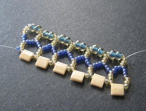 Another bracelet with tila beads