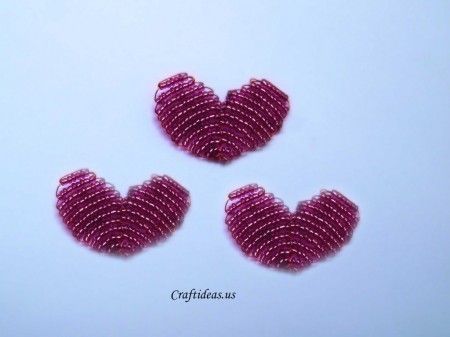 Simple hearts bead