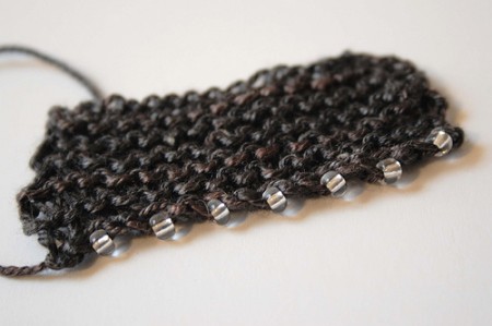 Another option for knitting with beads