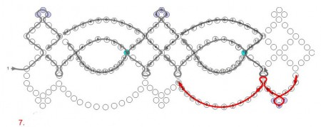 Схема плетения ожерелья