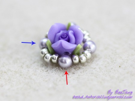 Bracelet with roses