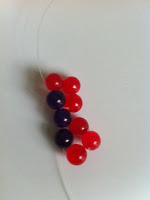 Small flower round beads