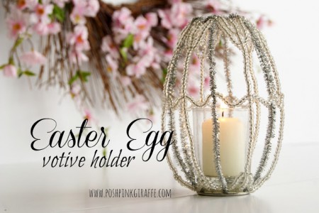 Candle holder in advance of Easter