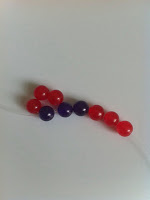 Small flower round beads