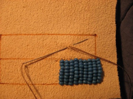 Learn to embroider with beads. Lesson 1.