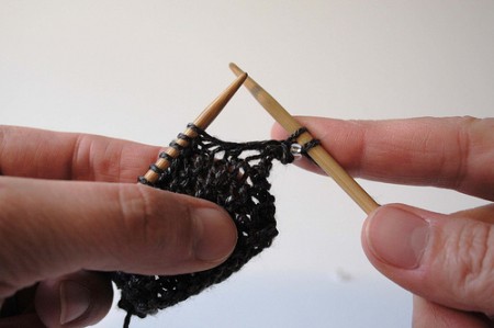 Another option for knitting with beads
