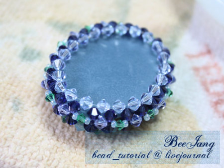 Supplement the cameo beads and bicone