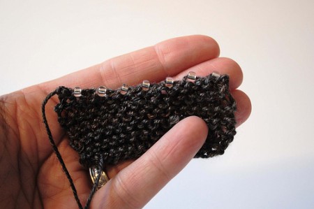 Another option for knitting with beads