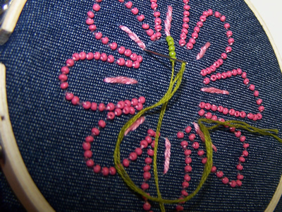 Learn to embroider with beads