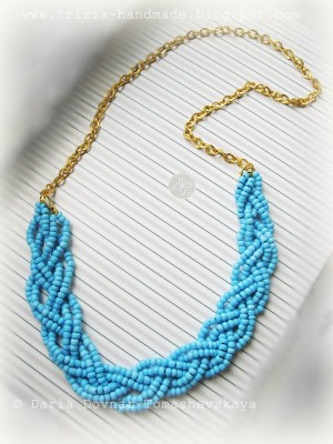 Turquoise summer necklace