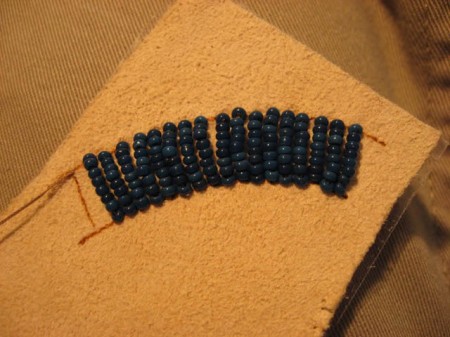 Embroider with beads. Lesson two