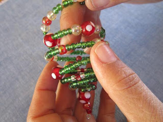 Christmas tree beaded