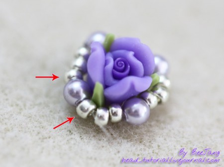 Bracelet with roses