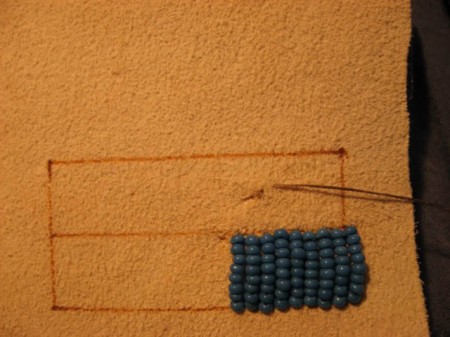 Learn to embroider with beads. Lesson 1.