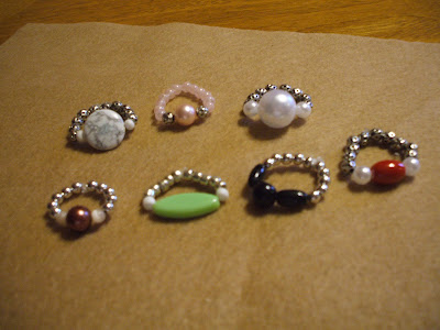A very simple bead ring