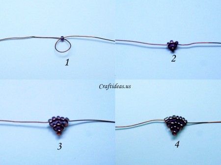 Simple hearts bead