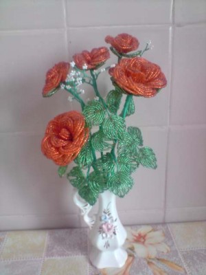 More bouquets from beads from Victoria