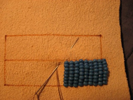 Learn to embroider with beads. Lesson 1.