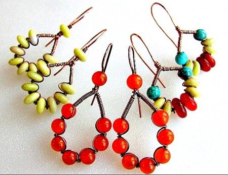 Work with beads and wire