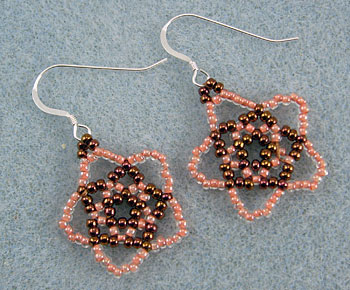 Earrings in the form of stars