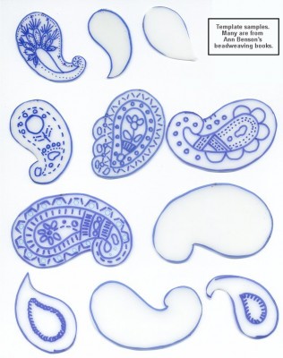 Paisley is a new pattern in the world of beadwork