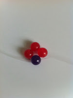 Small flower round beads