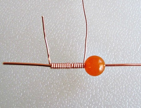 Work with beads and wire