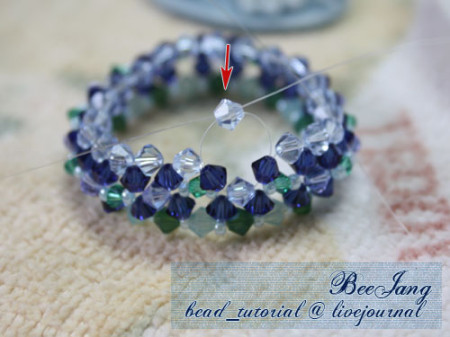 Supplement the cameo beads and bicone