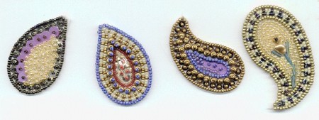 Paisley is a new pattern in the world of beadwork