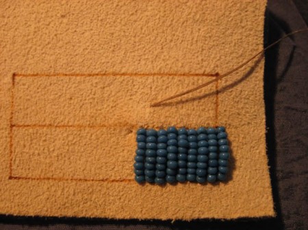 Learn to embroider with beads. Lesson 1.