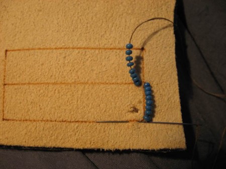 Learn to embroider with beads. Lesson 1.