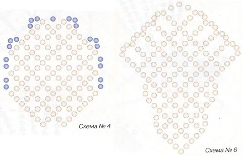 Техника плетения бисером. Схема 2