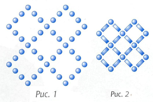 Mesh and forget-me-not. Egg bead for beginners