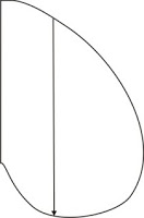 Бічний прорізної кишені з листочками з конфігураційних кінцями