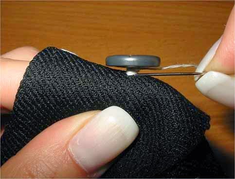 РУЧНІ РОБОТИ: Стібки для пришивання фурнітури - плоскі гудзики