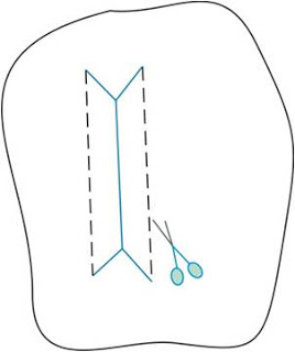 Обробка штанів: бічні кишені в рамку на передніх частинах половин штанів