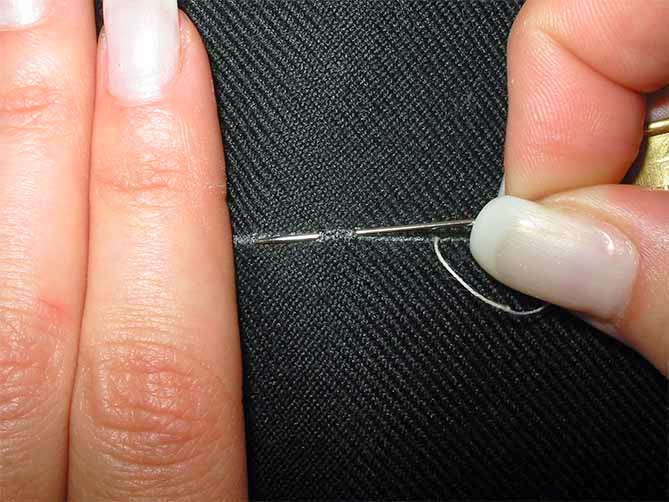 HANDMADE: Straight stitches