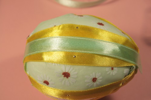 Easter egg satin ribbons