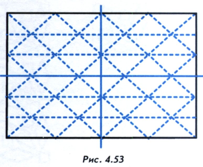 Орнамент в треугольной сетке (аппликация соломкой)