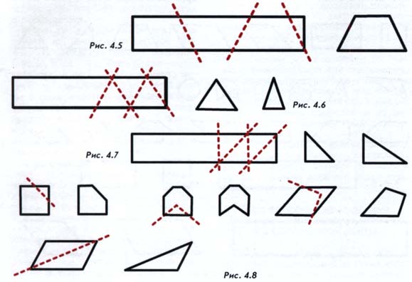 Способи утворення геометричних фігур із солом'яної стрічки