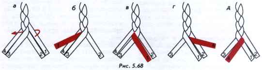 Плетеный шнур «веревочка» из 4 соломин