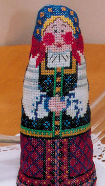 Matryoshka. Bulk cross stitch