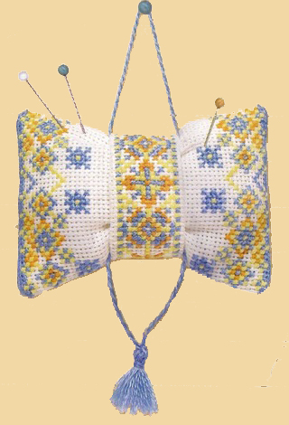 Cross-stitch. Pincushion