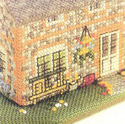 Cottage of Sandstone. Bulk cross stitch